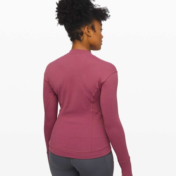 Lululemon Close to Crossing Long Sleeve *Rulu Plumful- Size Small - Picture 5 of 12